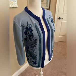 Vintage Suzy Dee Floral Cardigan